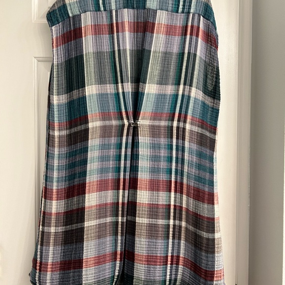 New Anthropologie Holding Horses Mixed Plaid Dress - Picture 9 of 9
